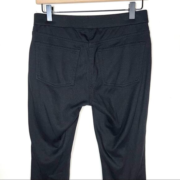Tahari black straight leg casual pull on elastic waist leggings pants sz 6 B118 - Picture 5 of 6